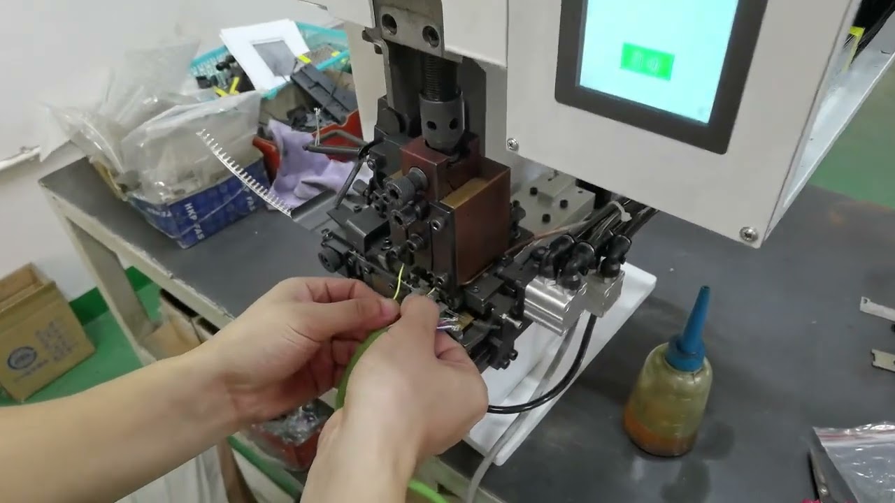 Continuous Strip Terminal Machine Horizontal