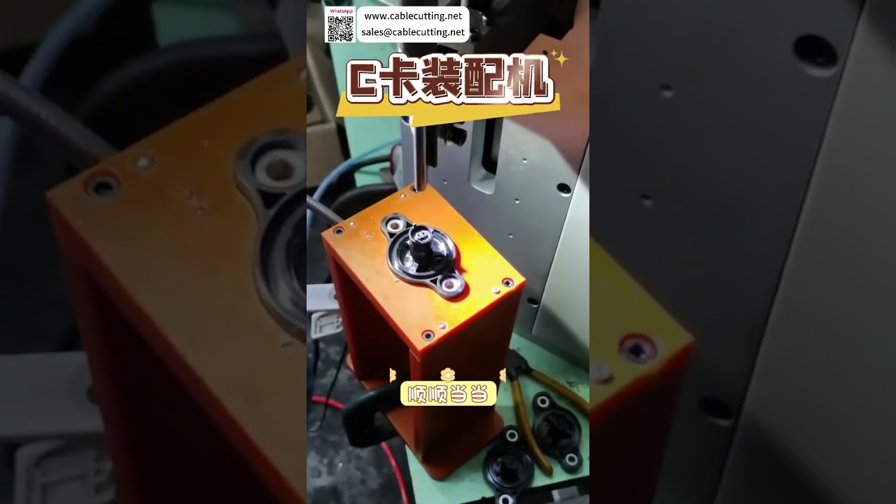 Automatische C-Ring-Montagemaschine mit hochpräzisem Roboterarm für die Industrie