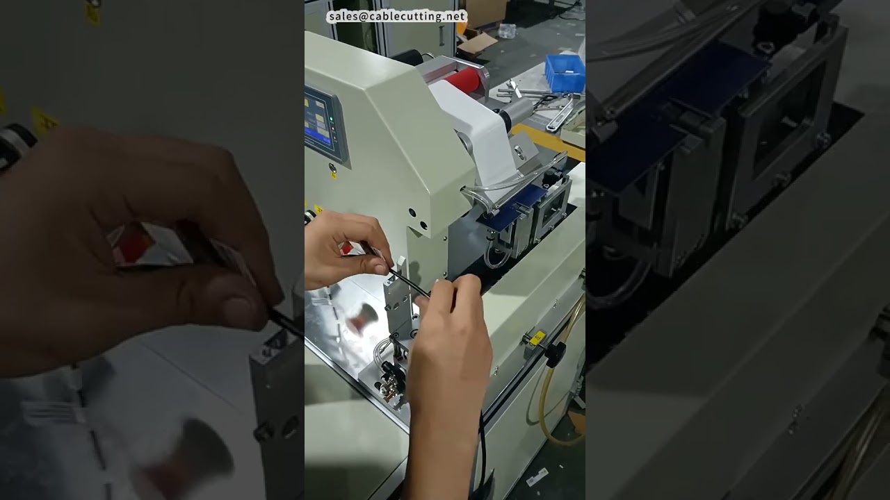 Hochgeschwindigkeits-Etikettiermaschine für Draht-Umwicklung mit 2,5-Sekunden-Zyklus #Fabrik #Maschine