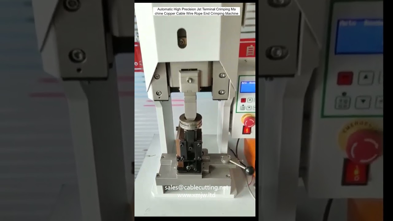 Hochpräzise automatische JST-Crimpmaschine für Kupferkabel und Seilenden