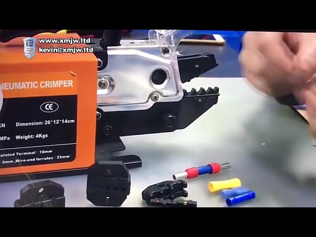 Pneumatische Crimpmaschine für Kabelschuhe & Terminal-Crimpen | Präzise Drahtanschluss-Herstellung